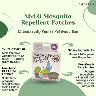 MyLO Mosquito Repellent Patch (10 patches / box)