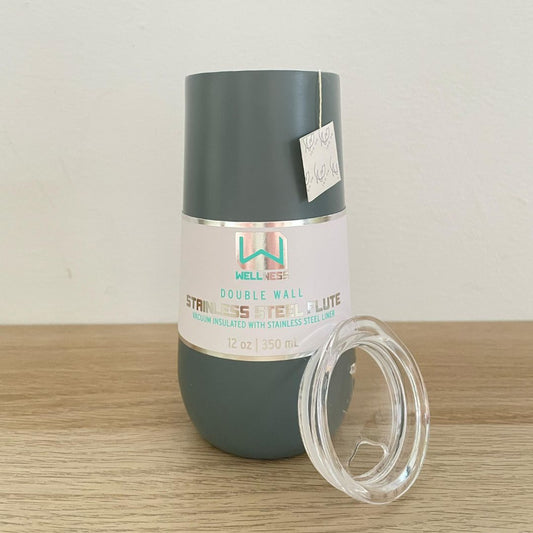 Stainless Steel Double Wall Flute Tumbler (350ml)
