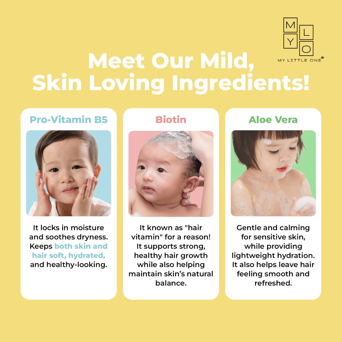MyLO Glow Up 2-in-1 Head to Toe Wash gentle baby cleanser