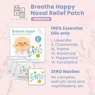 MyLO Breathe Happy Nasal Relief Patch (6 patches / box)