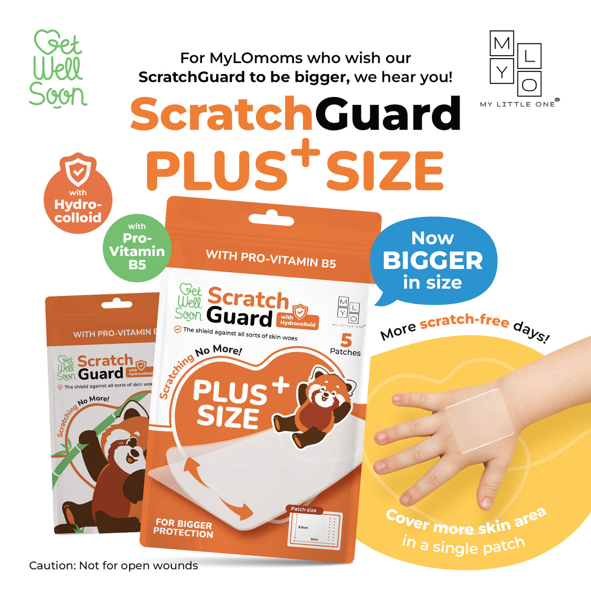 MyLO ScratchGuard Relief Patch