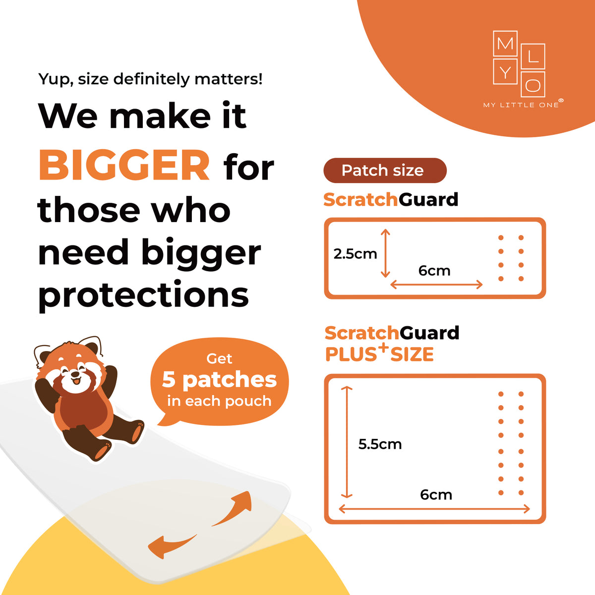 MyLO ScratchGuard Relief Patch